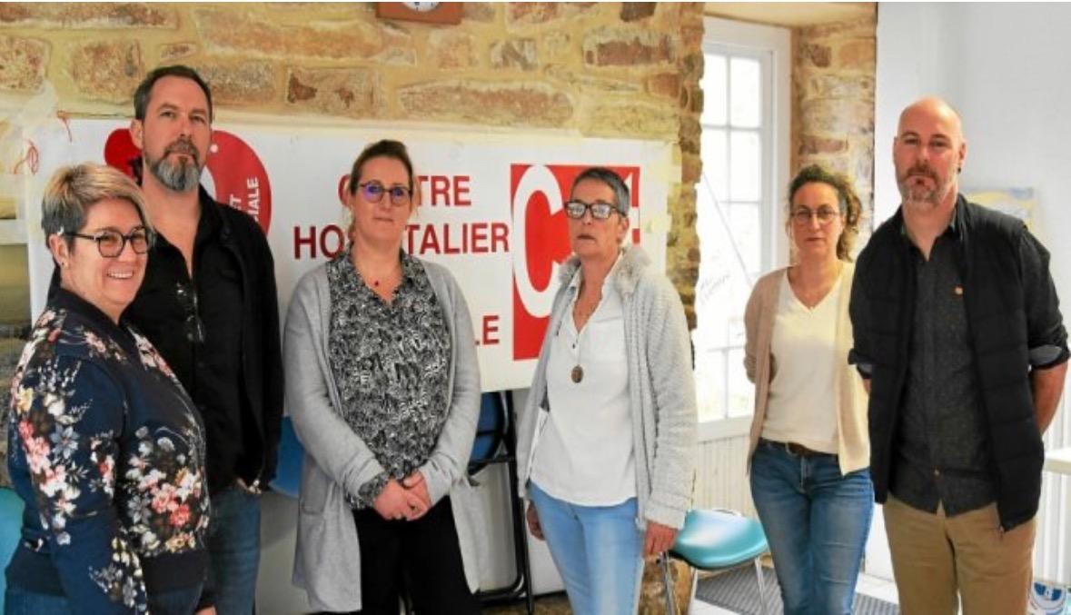 Les membres du bureau CGT CH Quimperlé