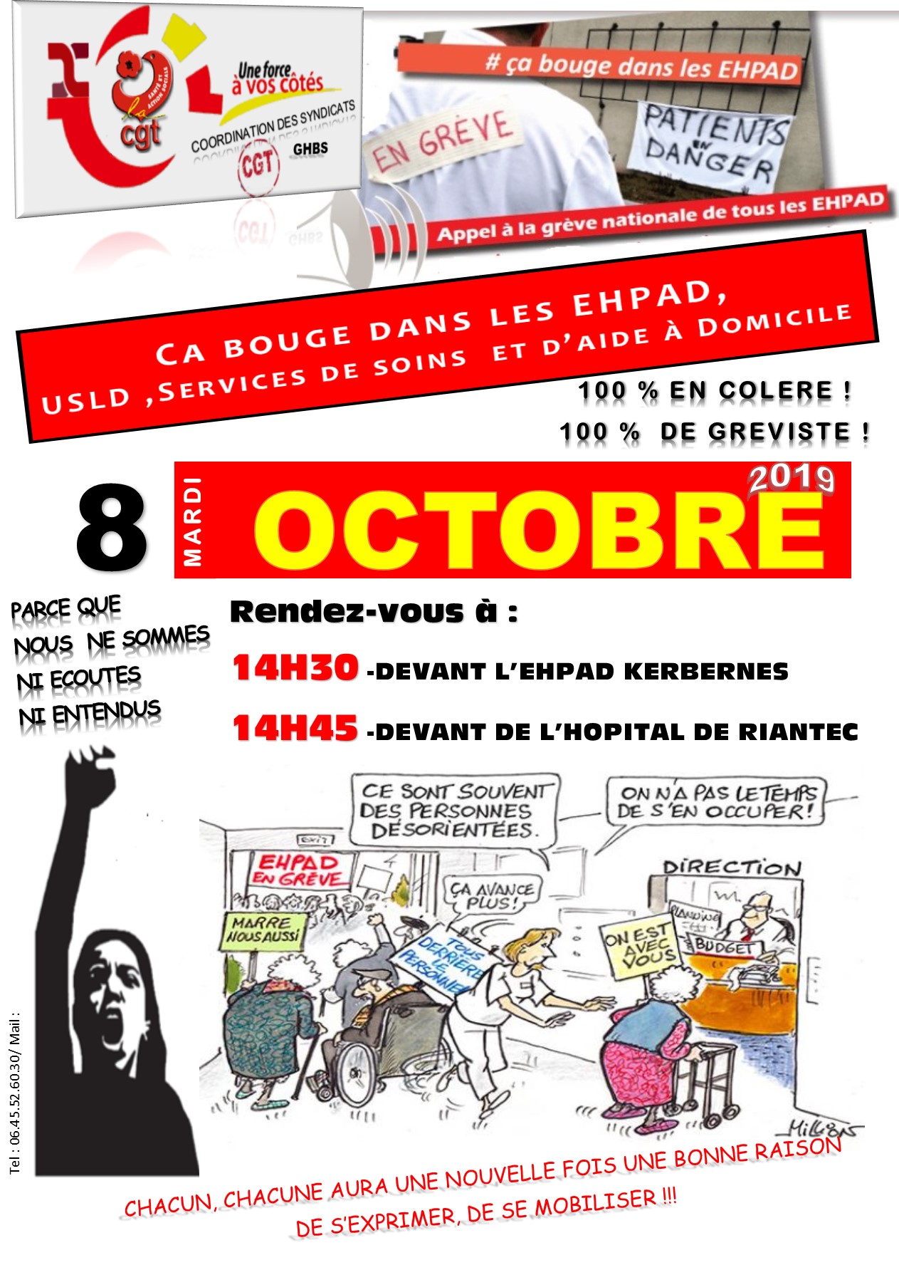 MARDI 8 OCTOBRE : CA BOUGE DANS LES EHPAD