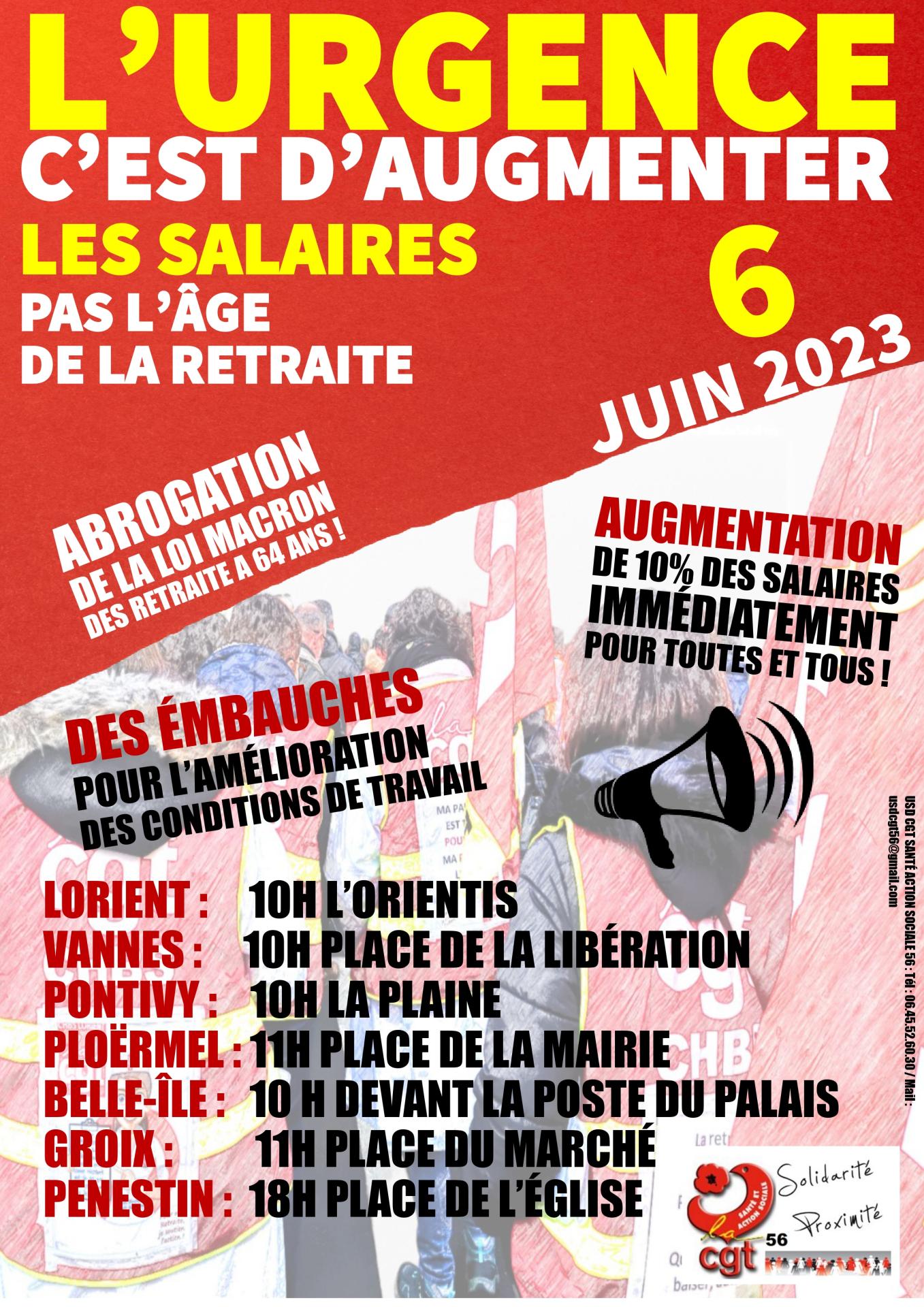 Tract usd cgt 56 retraite 6 juin 2023 page 0001